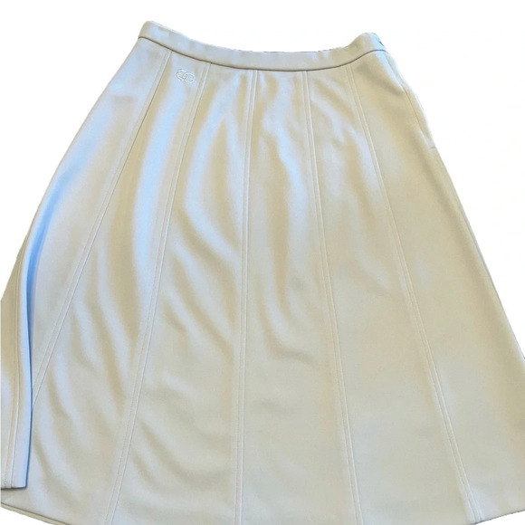 Vintage Givenchy Sport -Rare Gray Midi Pleated Skirt -Women’s Size 10 - Picture 7 of 8